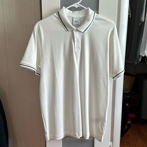 White Zara Polo